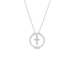 14K  Diamond Cross Pendant (121PA1958AD-CR)