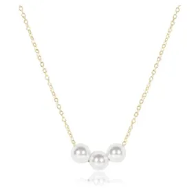 16" Joy Necklace - Pearl