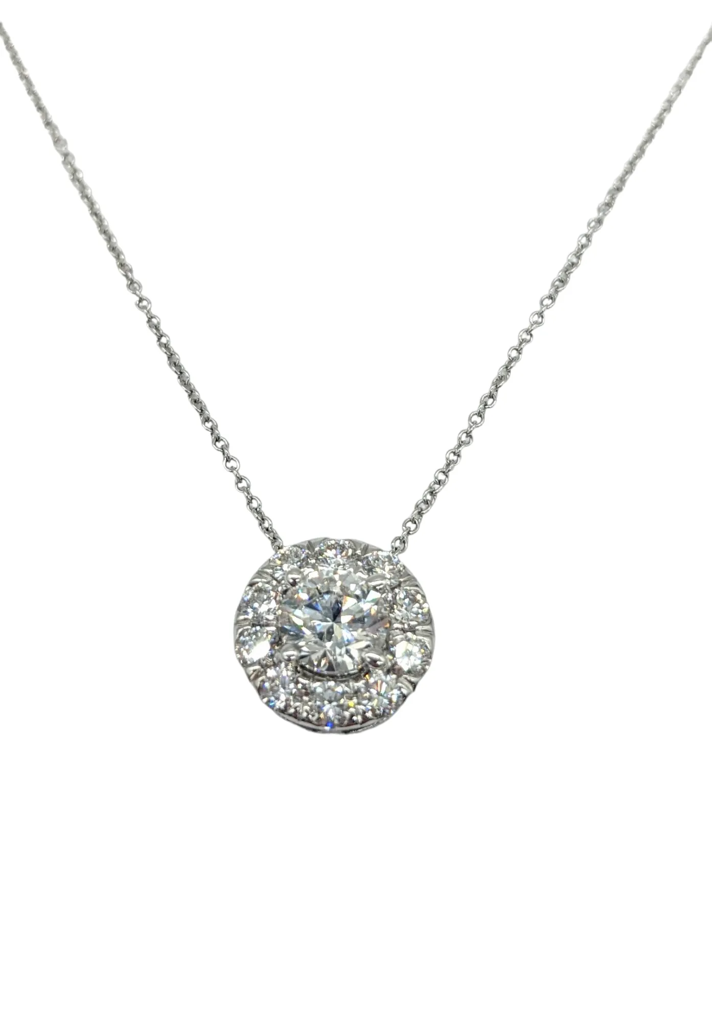 1.75 Carat Total Weight Lab Grown Diamond Pendant