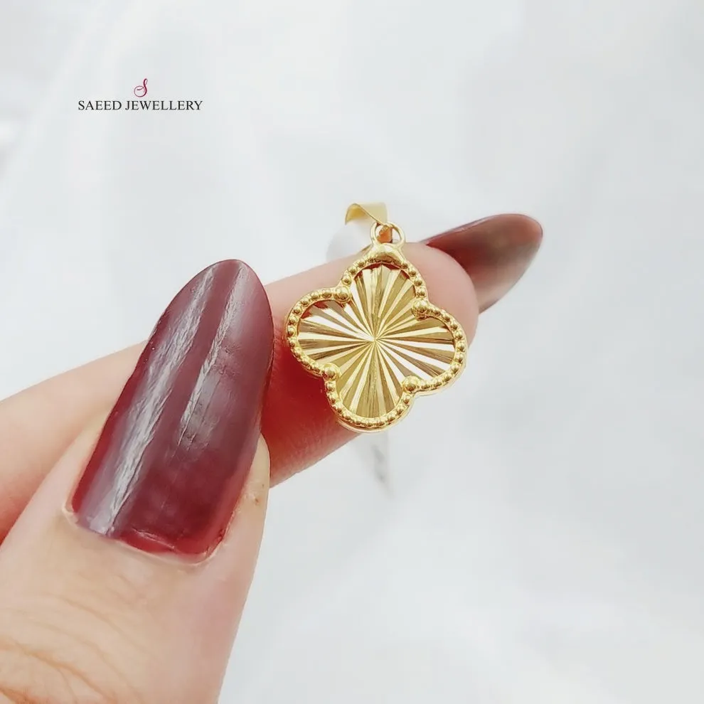 18K Clover Pendant