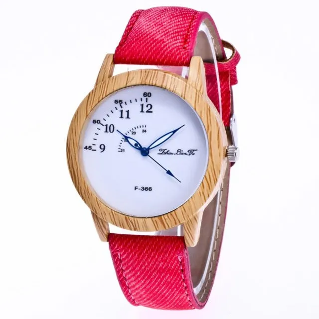 2018 Watch Women Luxury Brand Stainless Steel Fashion Ladies Watch Wooden Wristwatch Classic Casual Watches With Leather Gifts