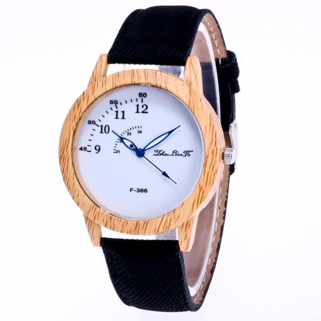 2018 Watch Women Luxury Brand Stainless Steel Fashion Ladies Watch Wooden Wristwatch Classic Casual Watches With Leather Gifts