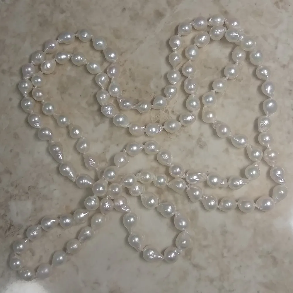 50" Rope Length Baroque Cultured Pearl Necklace