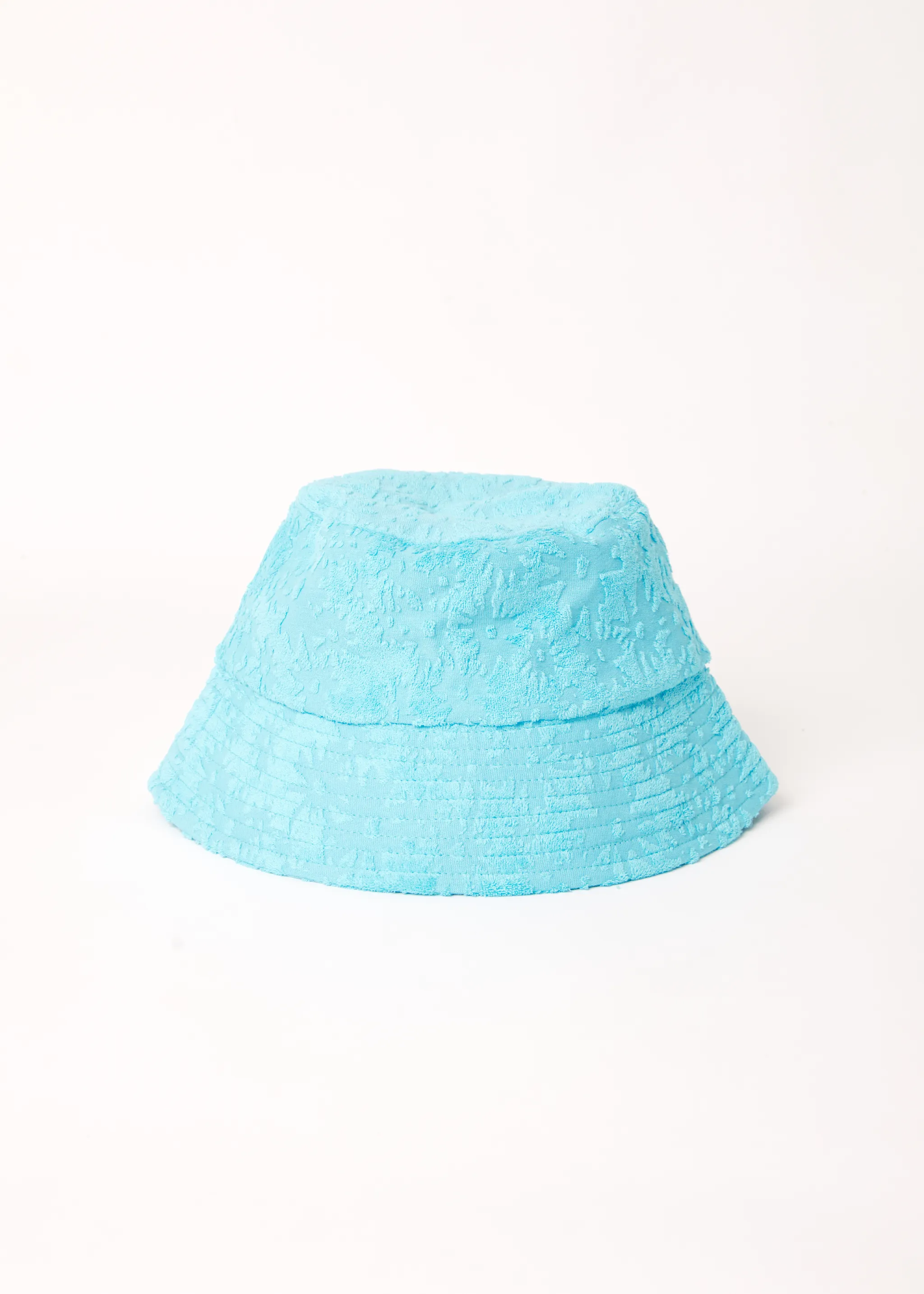 AFENDS Unisex Moon - Terry Bucket Hat - Blue Daisy