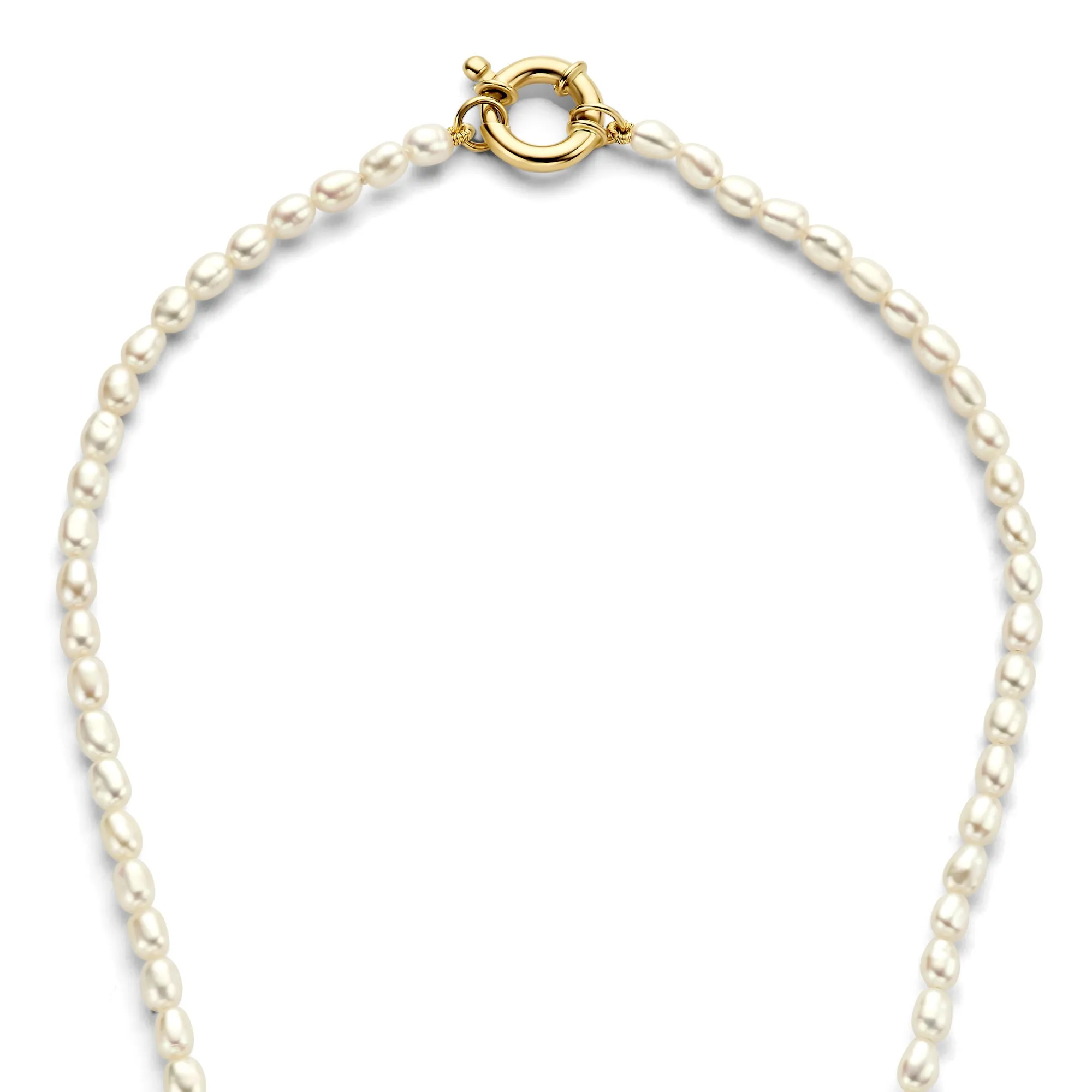 Aidee Marissa 14 karat gold necklace with freshwater pearls