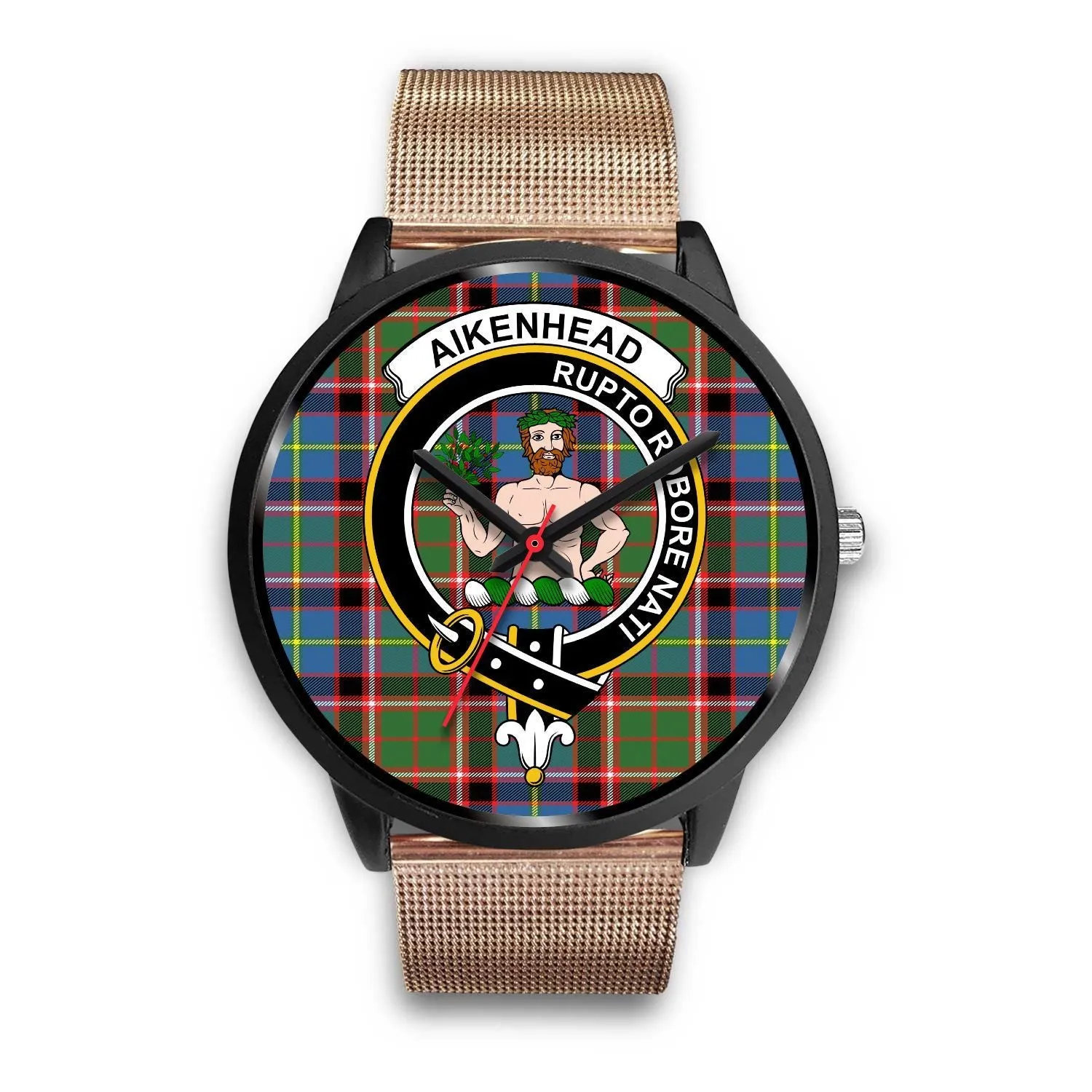 Aikenhead Clan Badge Tartan Black Watch