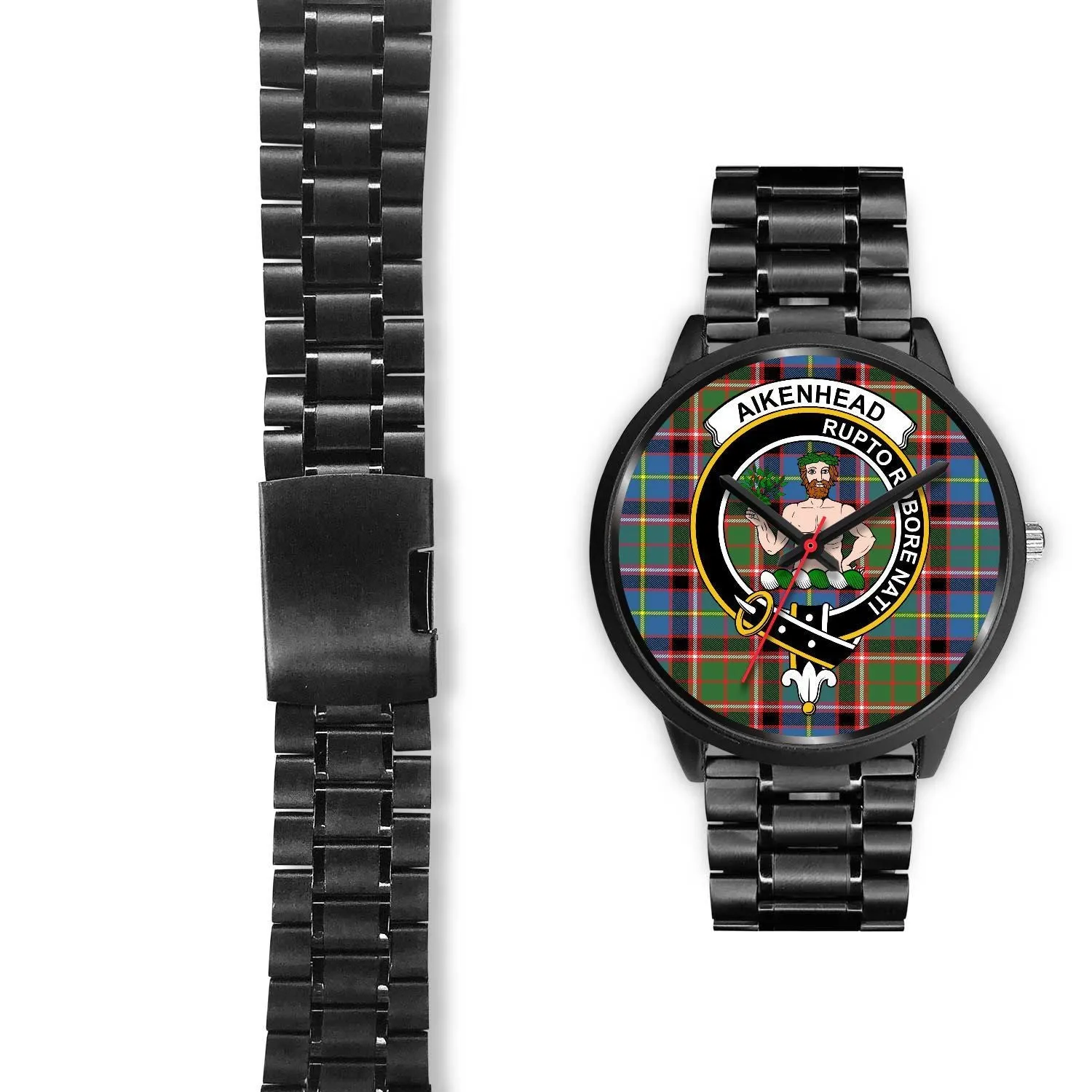 Aikenhead Clan Badge Tartan Black Watch