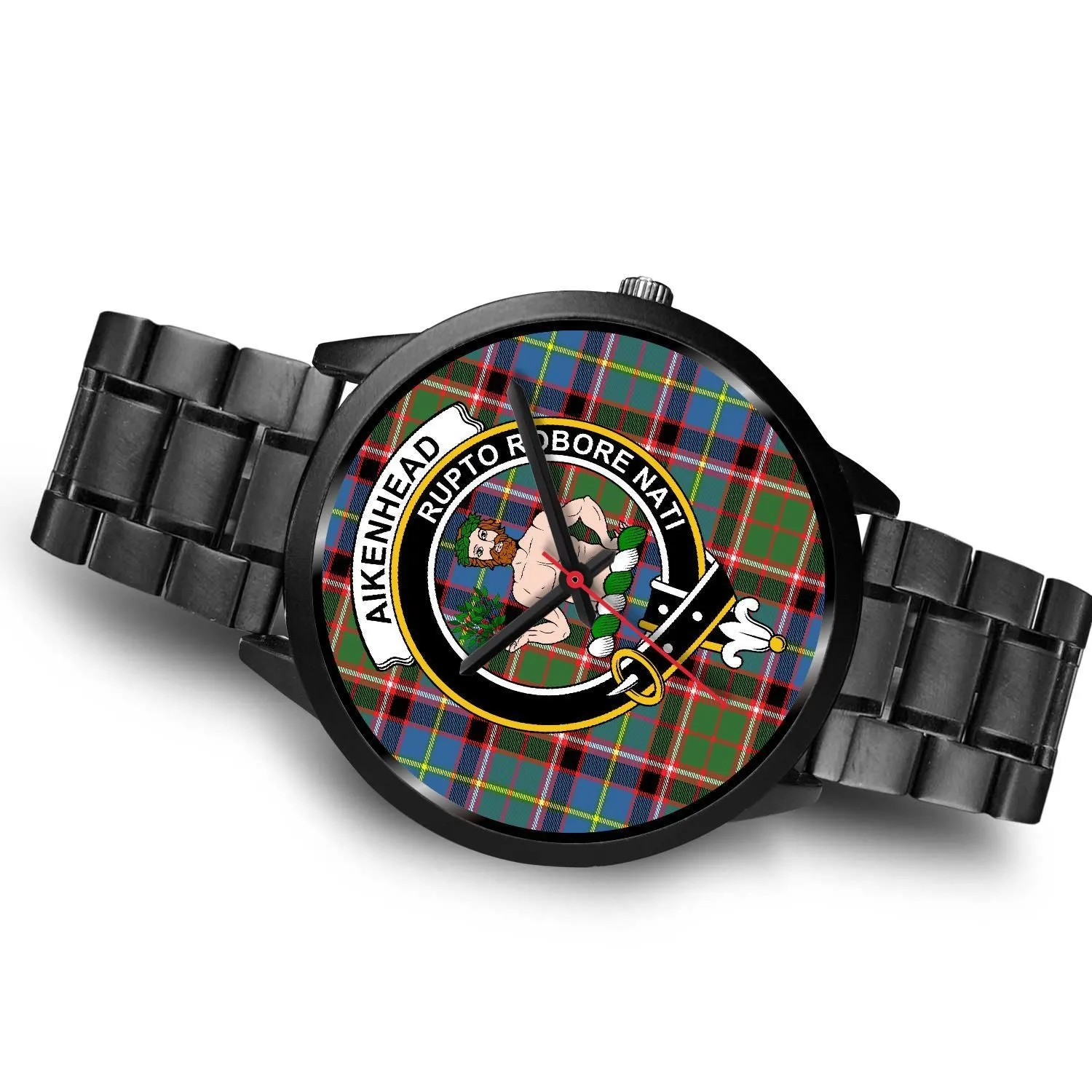 Aikenhead Clan Badge Tartan Black Watch