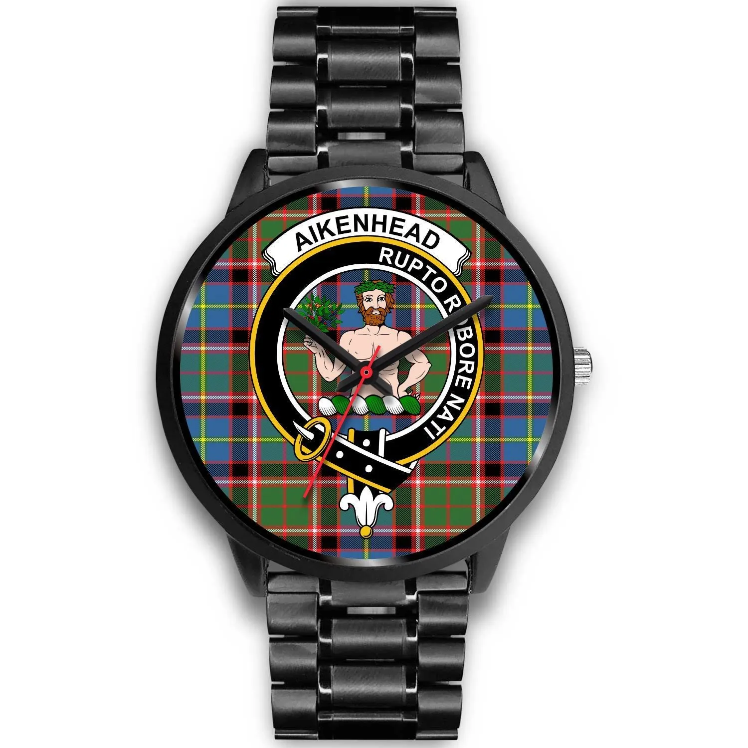 Aikenhead Clan Badge Tartan Black Watch