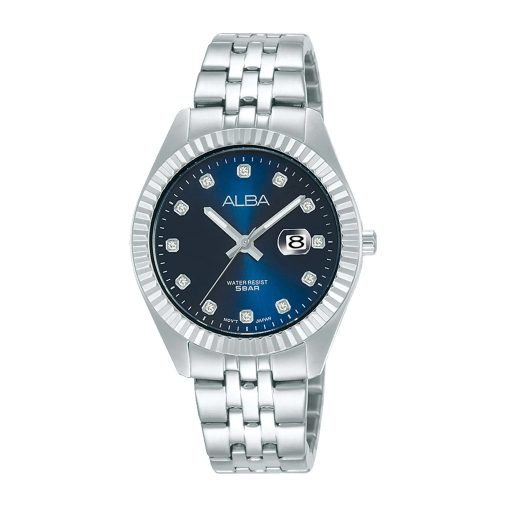 ALBA PRESTIGE LADY BLUE DIAL SILVER BRACELET - AH7T51X1 WOMEN'S WATCH