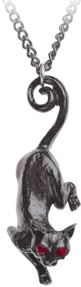 Alchemy Gothic Cat Sìth Pendant