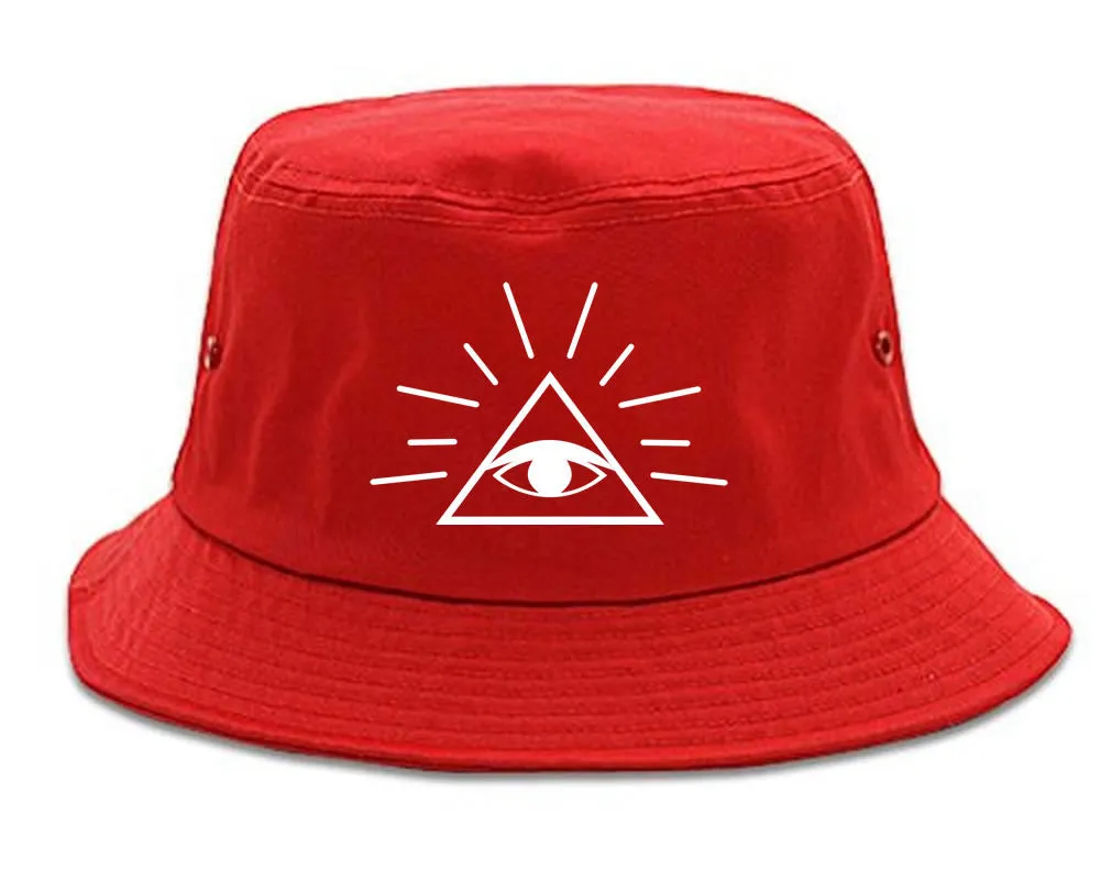 All Seeing Eye of Providence God Bucket Hat Cap