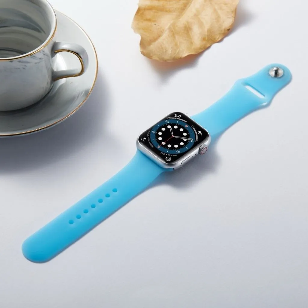 Apple Watch 40mm color changing silicone watch strap - Blue to Green