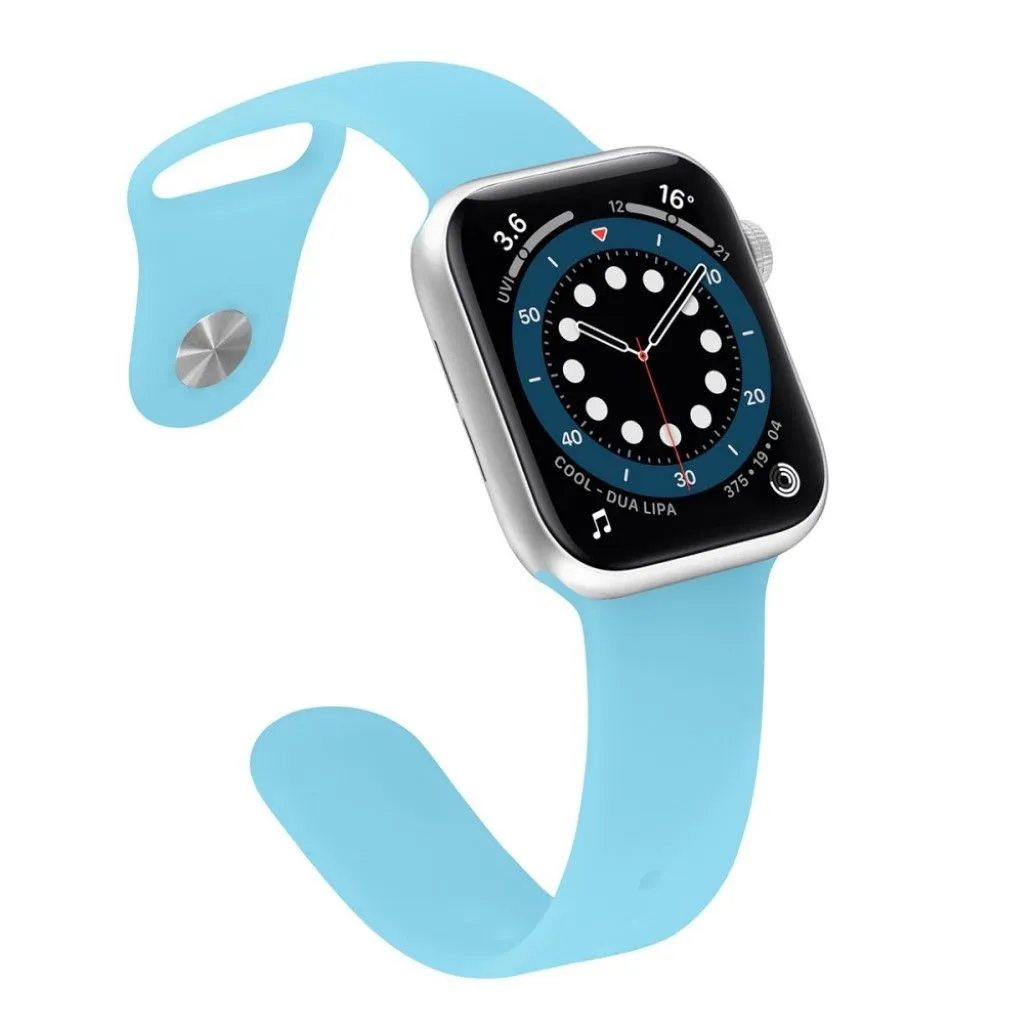 Apple Watch 40mm color changing silicone watch strap - Blue to Green