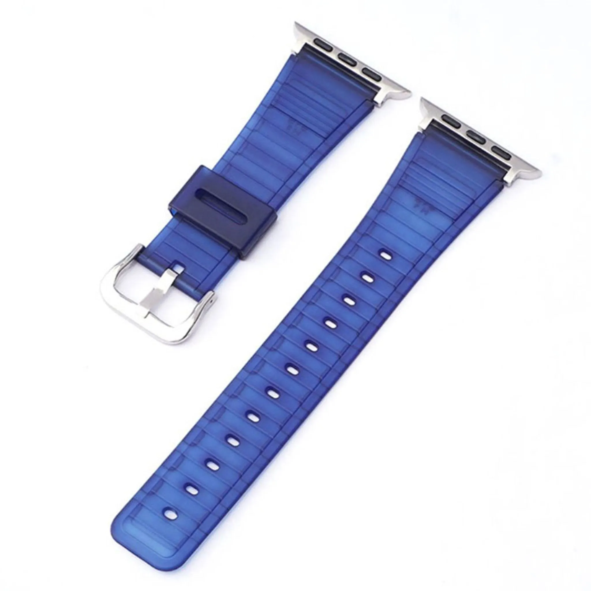 Apple Watch 40mm transparent TPU watch strap - Blue