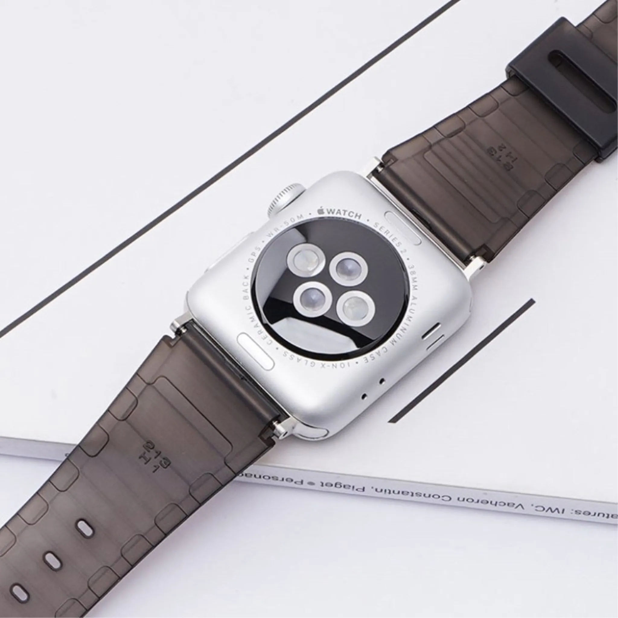 Apple Watch 40mm transparent TPU watch strap - Blue