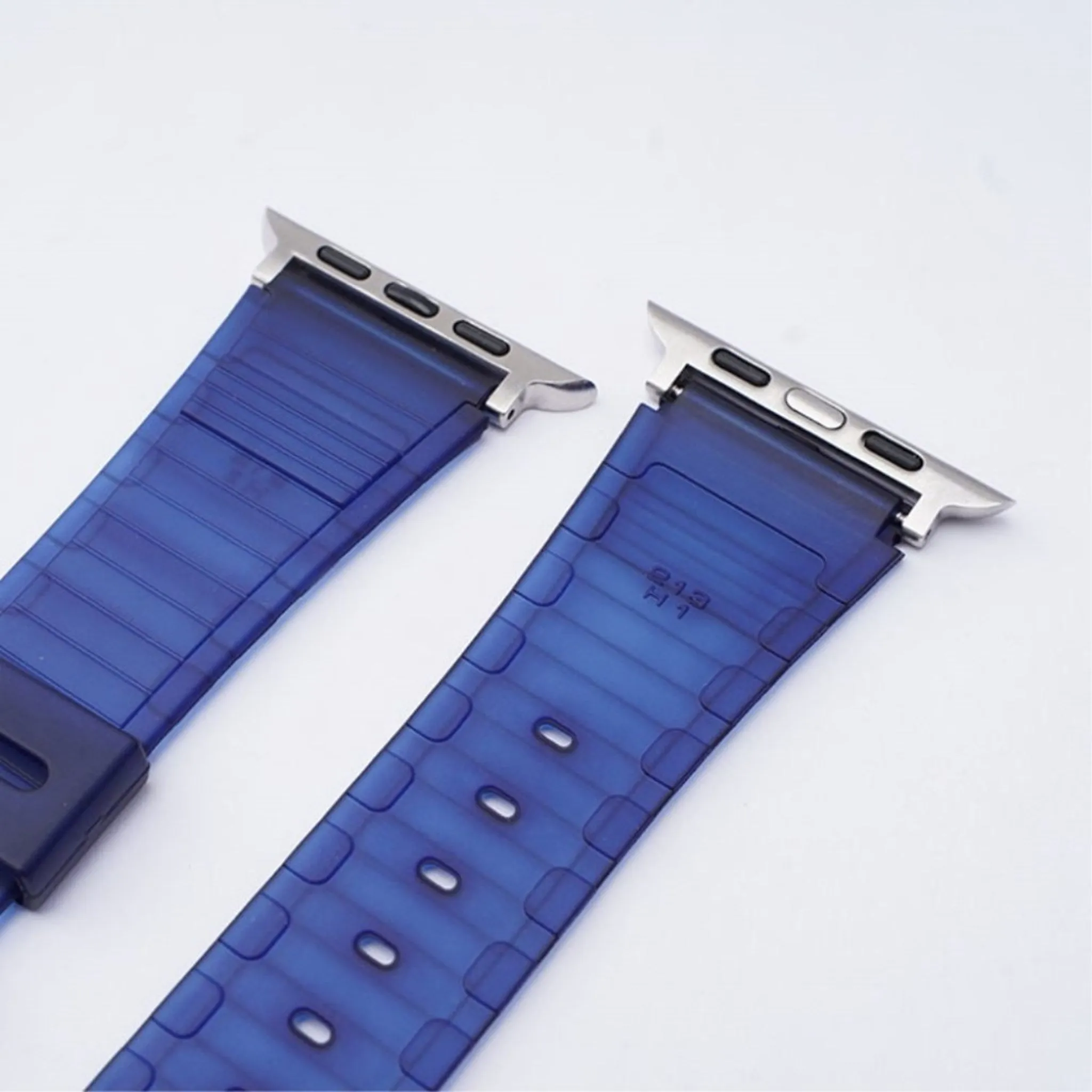 Apple Watch 40mm transparent TPU watch strap - Blue