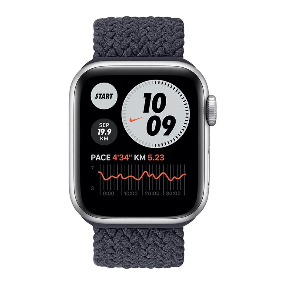 Apple Watch (41mm) elastic watch strap - Charcoal / Size: S