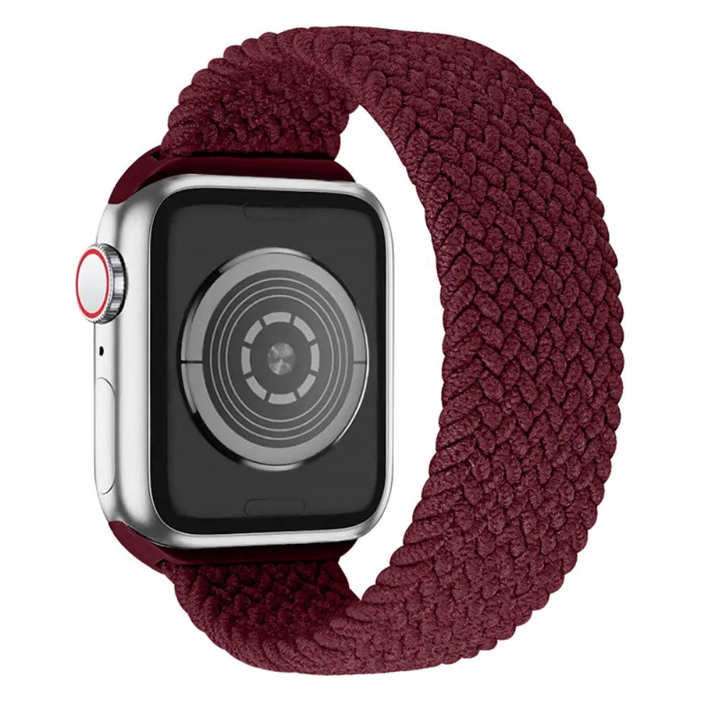 Apple Watch (41mm) elastic watch strap - Dark Red / Size: M