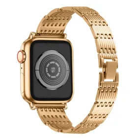 Apple Watch (45mm) elegant stainless steel watch strap - Rose Gold