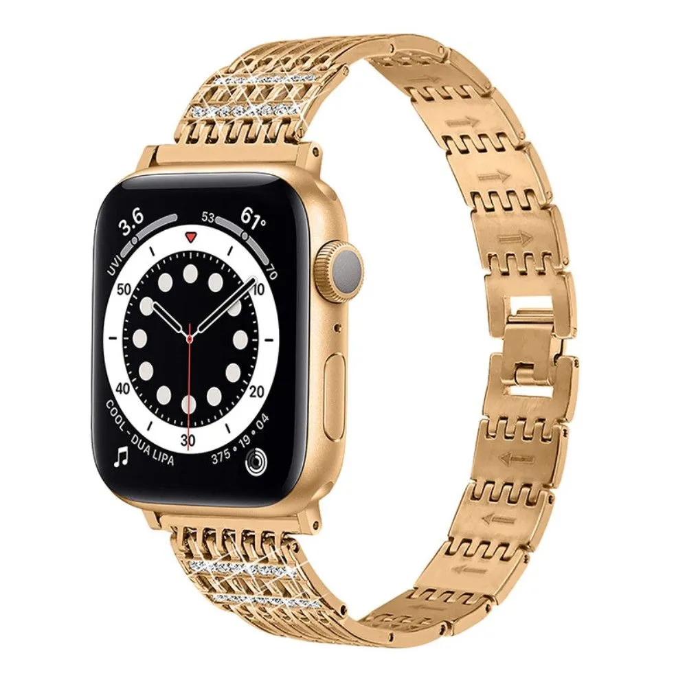 Apple Watch (45mm) elegant stainless steel watch strap - Rose Gold