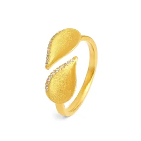 Aquina Ring Zircon Gold