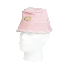 Arctic Fox Fleece Bucket Hat - Pale Pink