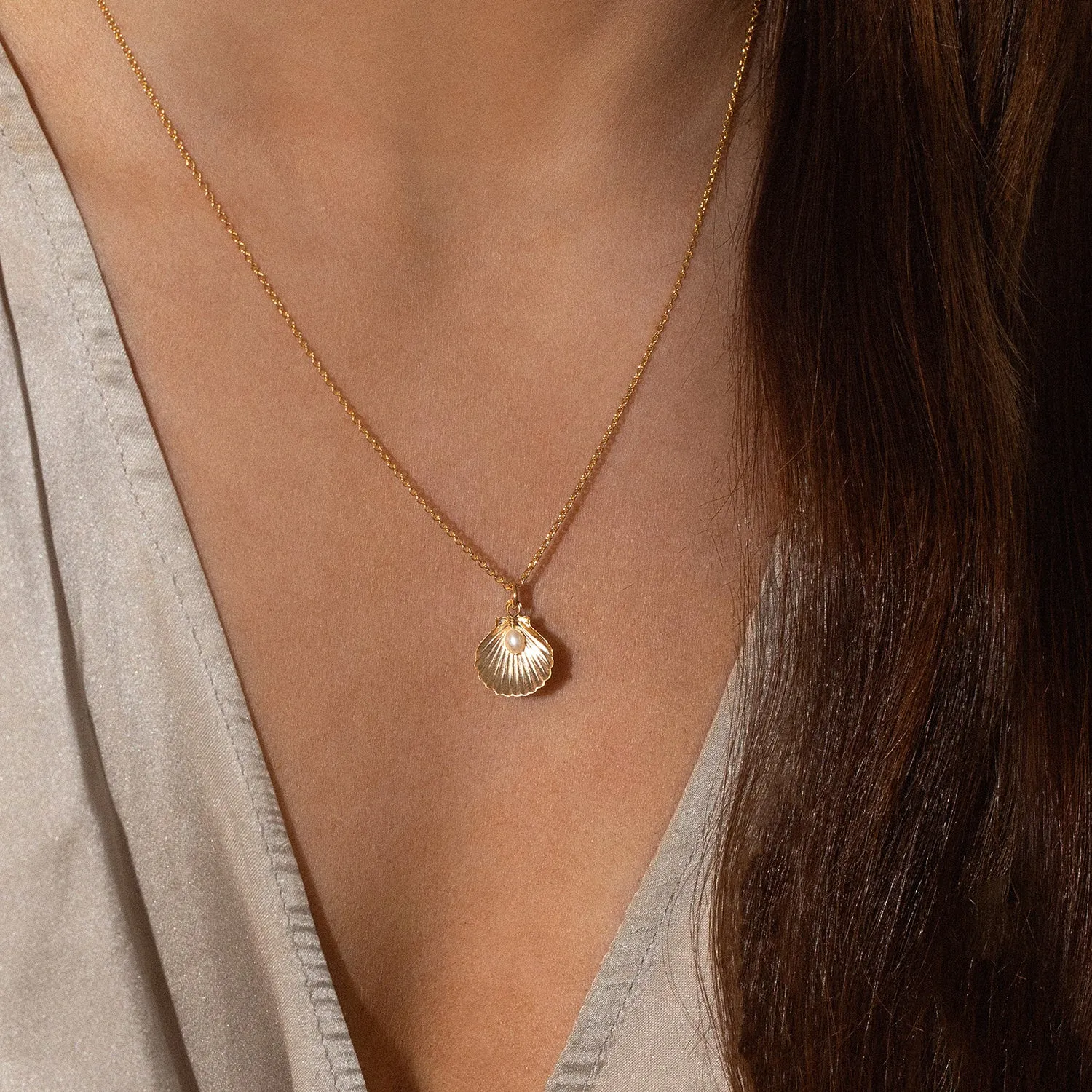 Ariel Necklace | Pearl