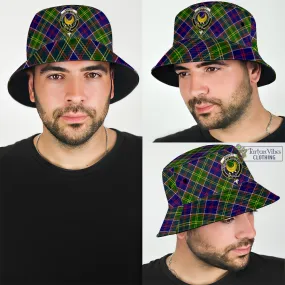 Arnott Tartan Bucket Hat with Family Crest