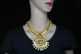 Asp Fashion Jewellery Antique Gold kasu Necklace