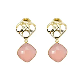 Avignon Rose Quartz Earrings