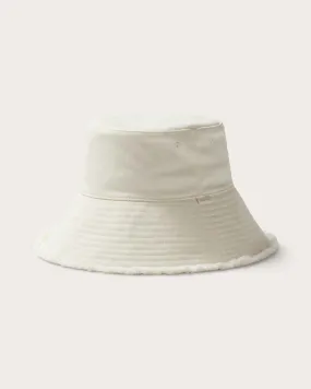 Bali Wide Brim Bucket in Bone