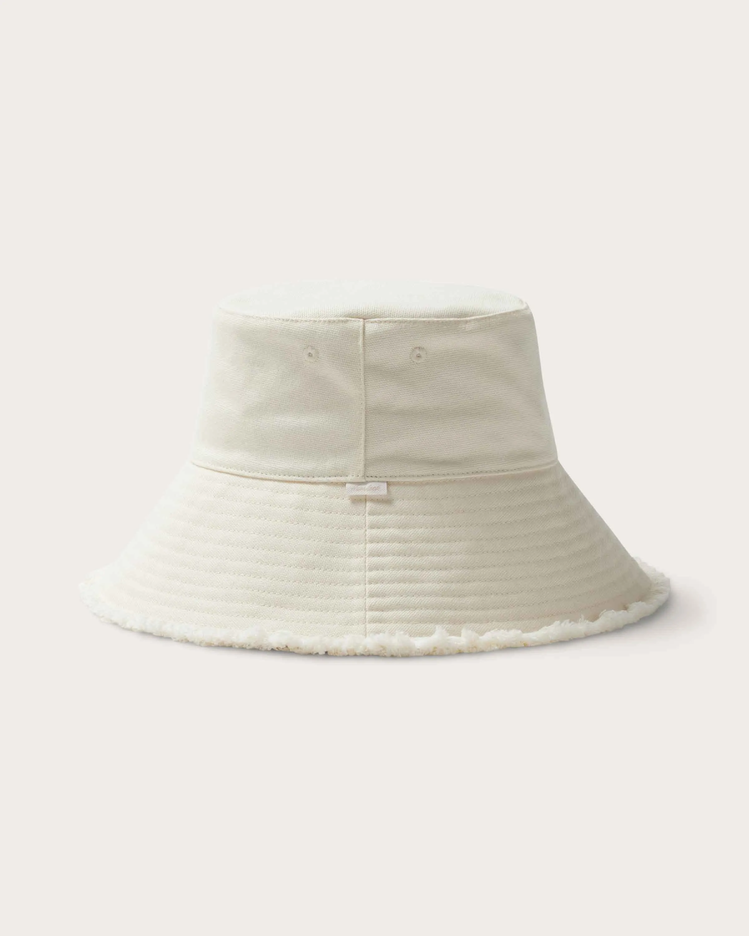 Bali Wide Brim Bucket in Bone