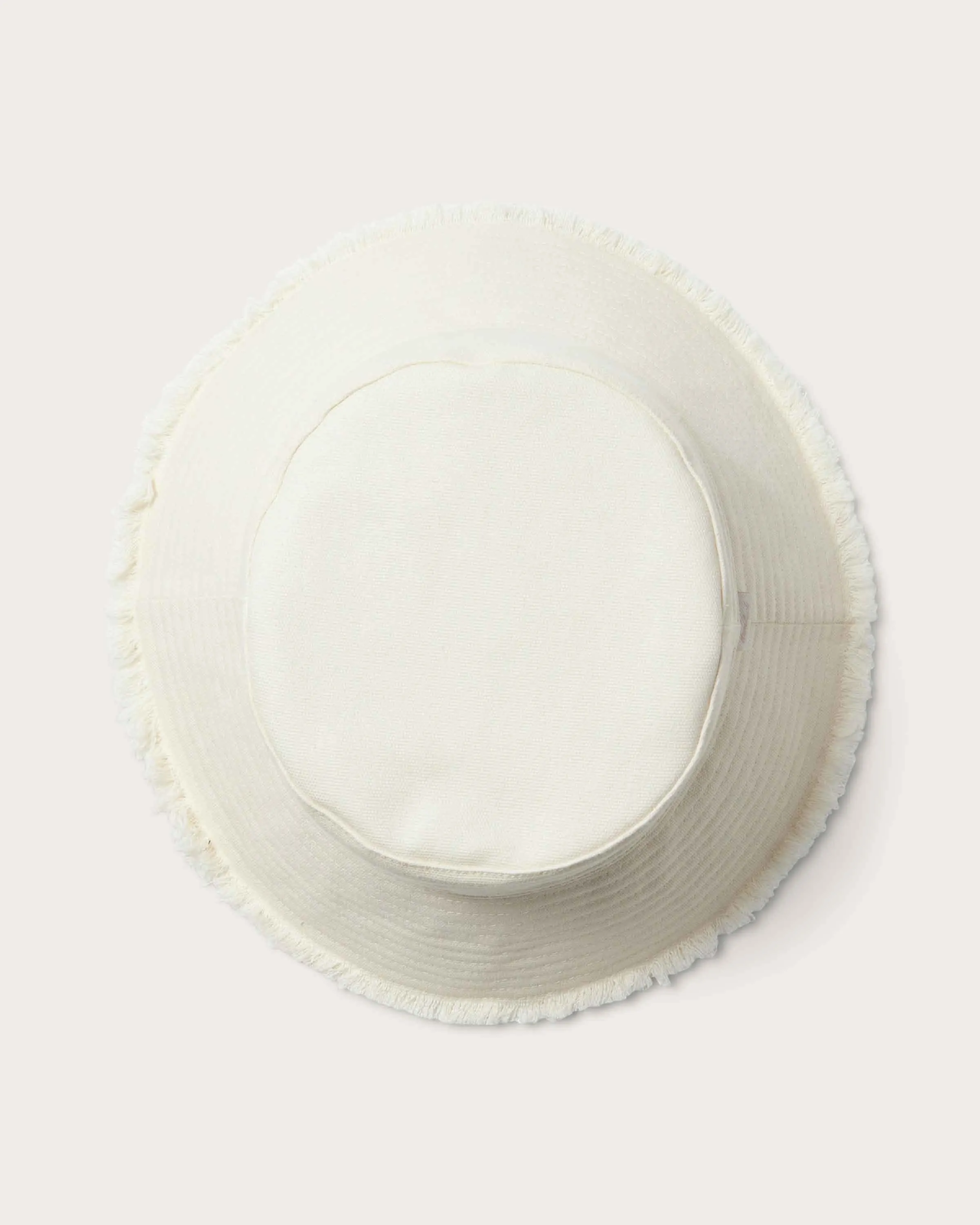 Bali Wide Brim Bucket in Bone