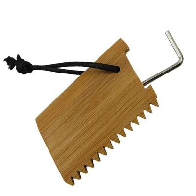 Bamboo Wax Comb and Fin Key