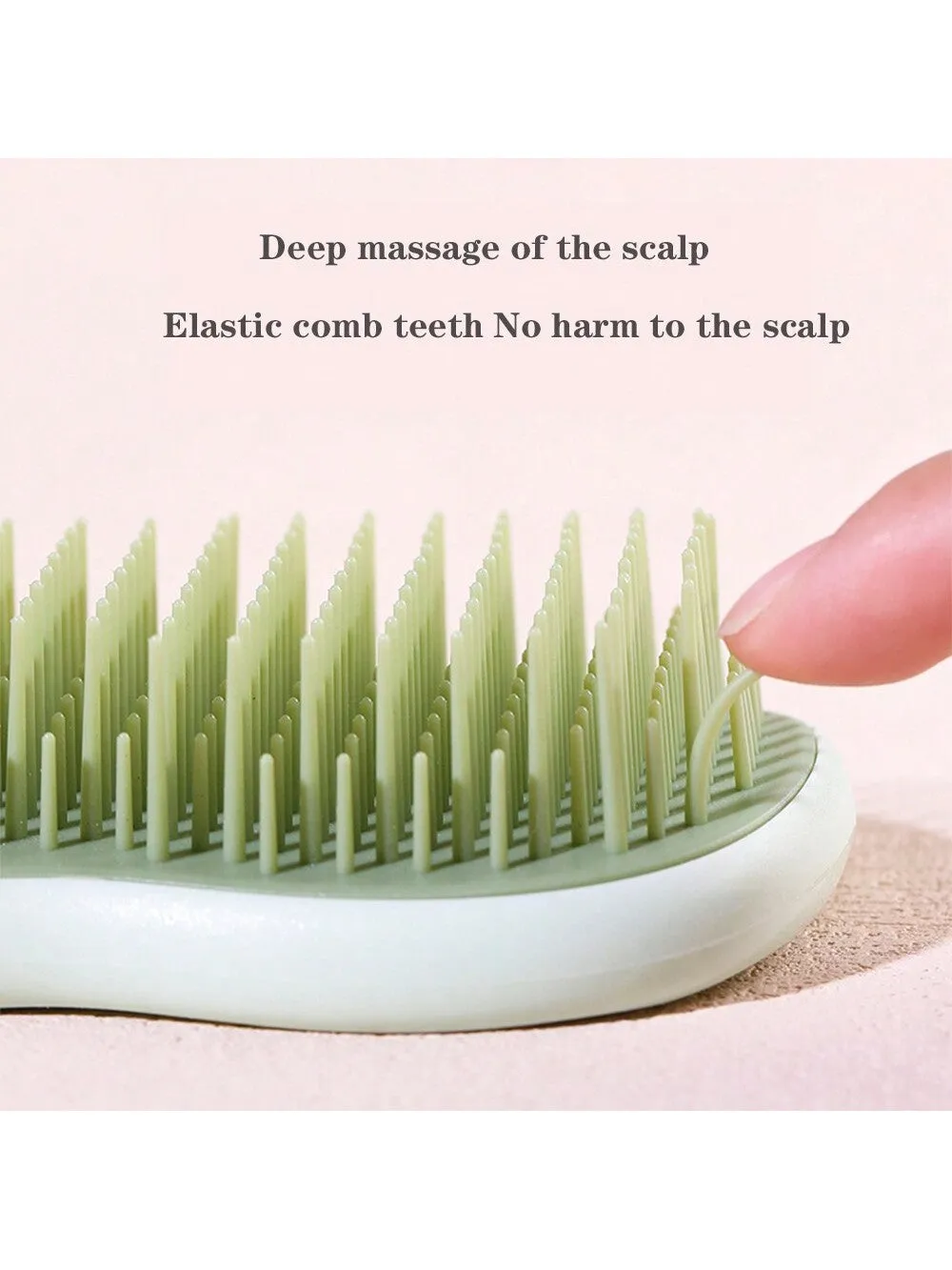 Banana Leaf Shaped Hair Comb, Long Hair Fluffy Styling And Straightening Brush, Home Use Massage Cute Lady Air Cushion Hairbrush Hair Brush