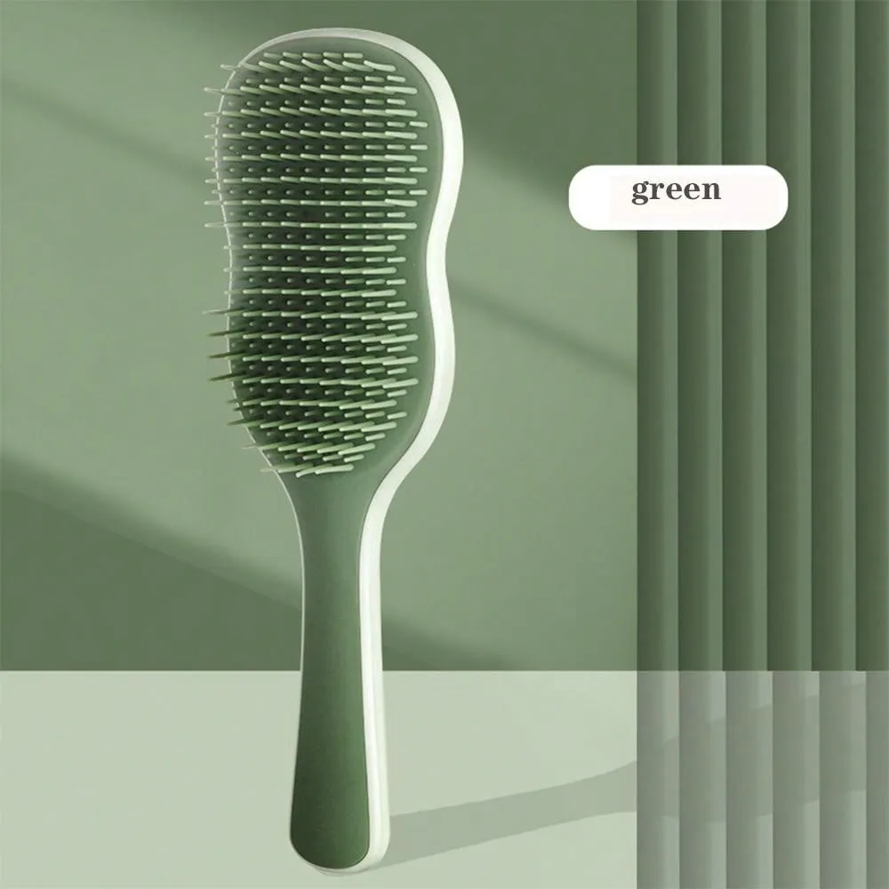 Banana Leaf Shaped Hair Comb, Long Hair Fluffy Styling And Straightening Brush, Home Use Massage Cute Lady Air Cushion Hairbrush Hair Brush