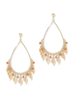 Beaded Teardrop Earring