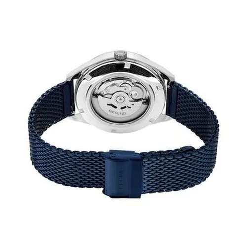 Bering Gents Automatic Silver/Blue Watch