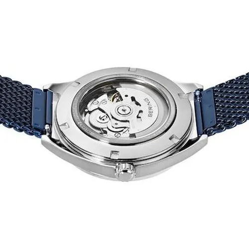 Bering Gents Automatic Silver/Blue Watch