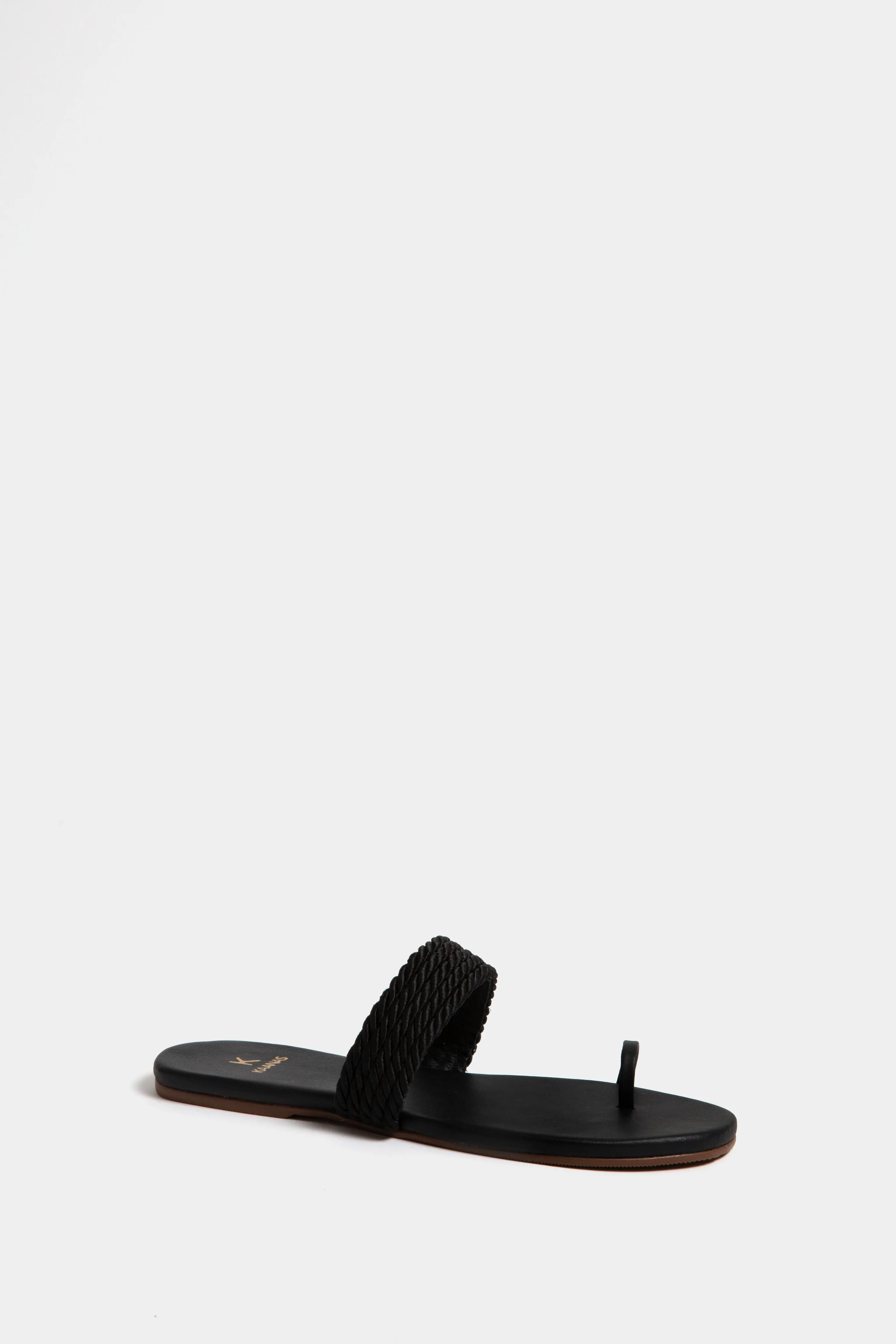 Black Banderas Toe Ring Sandal