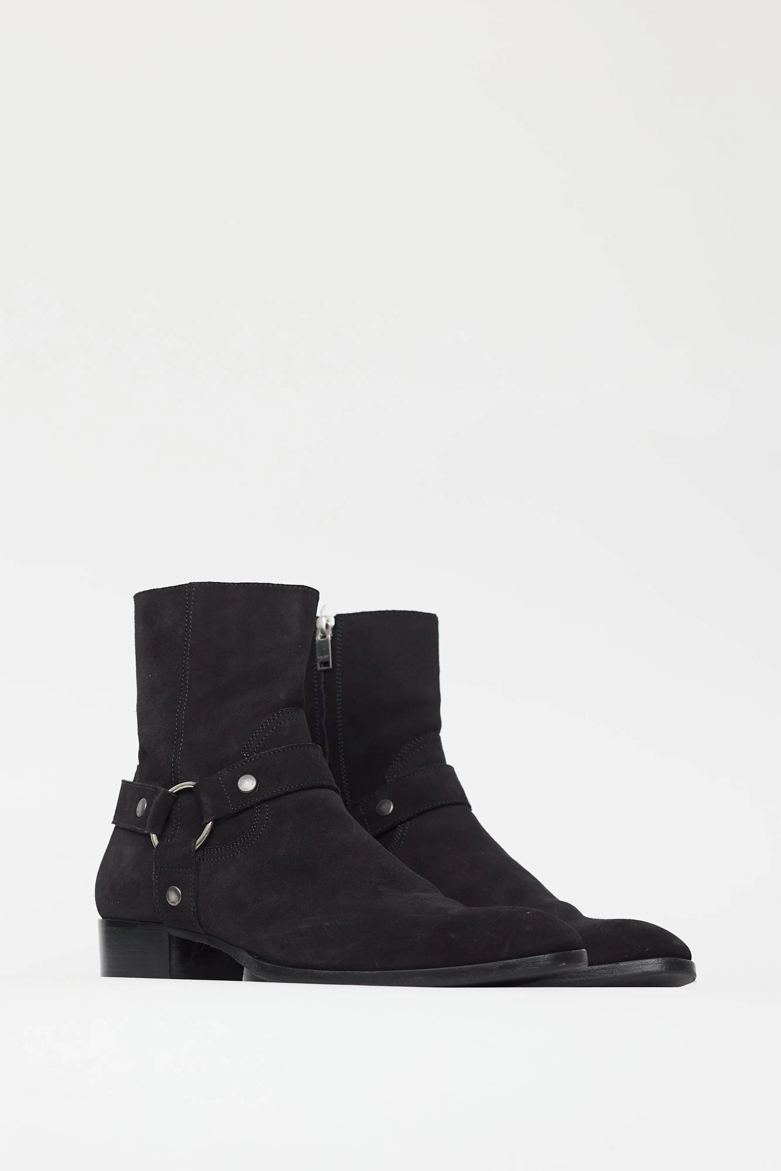 Black Suede Wyatt Boot