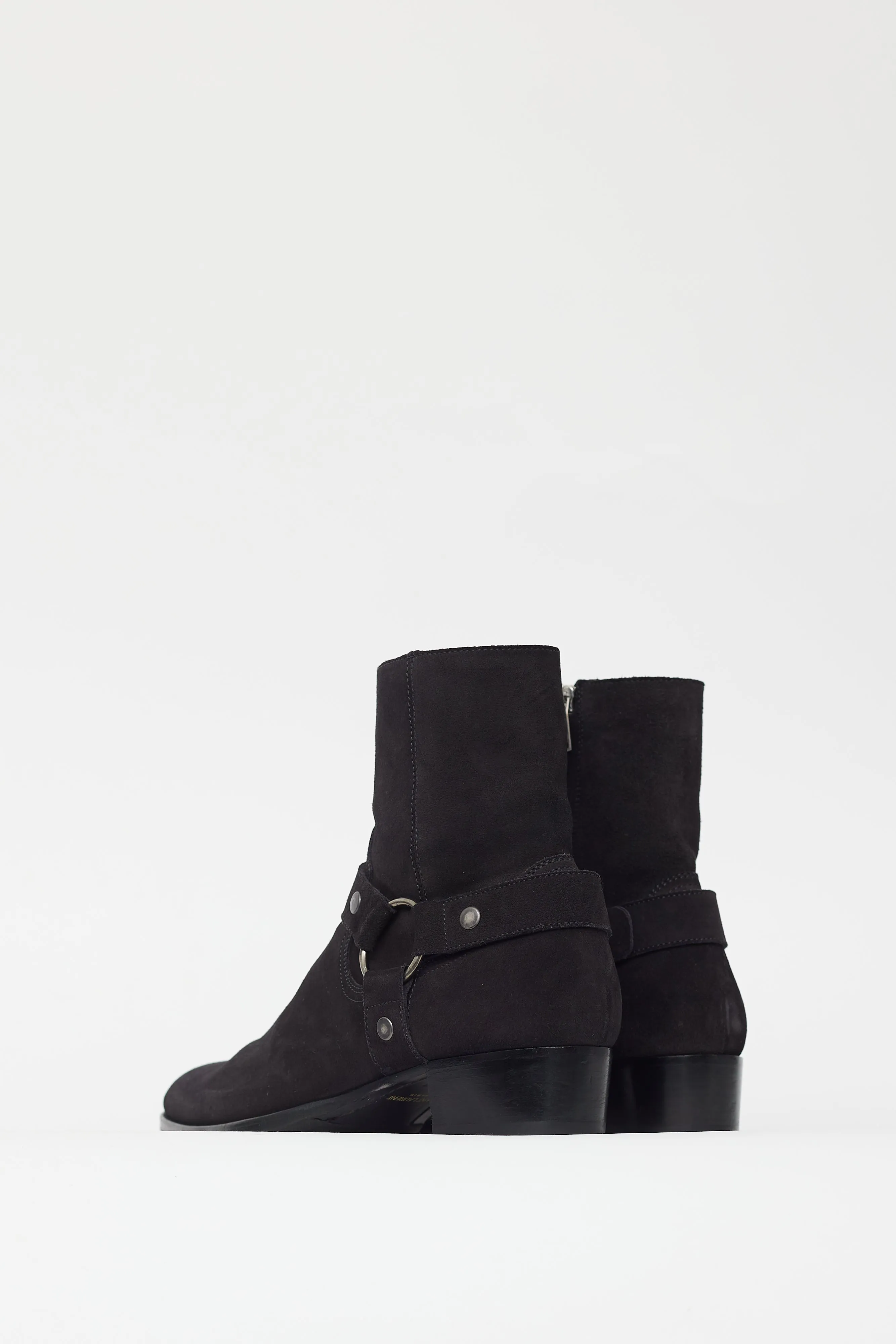 Black Suede Wyatt Boot