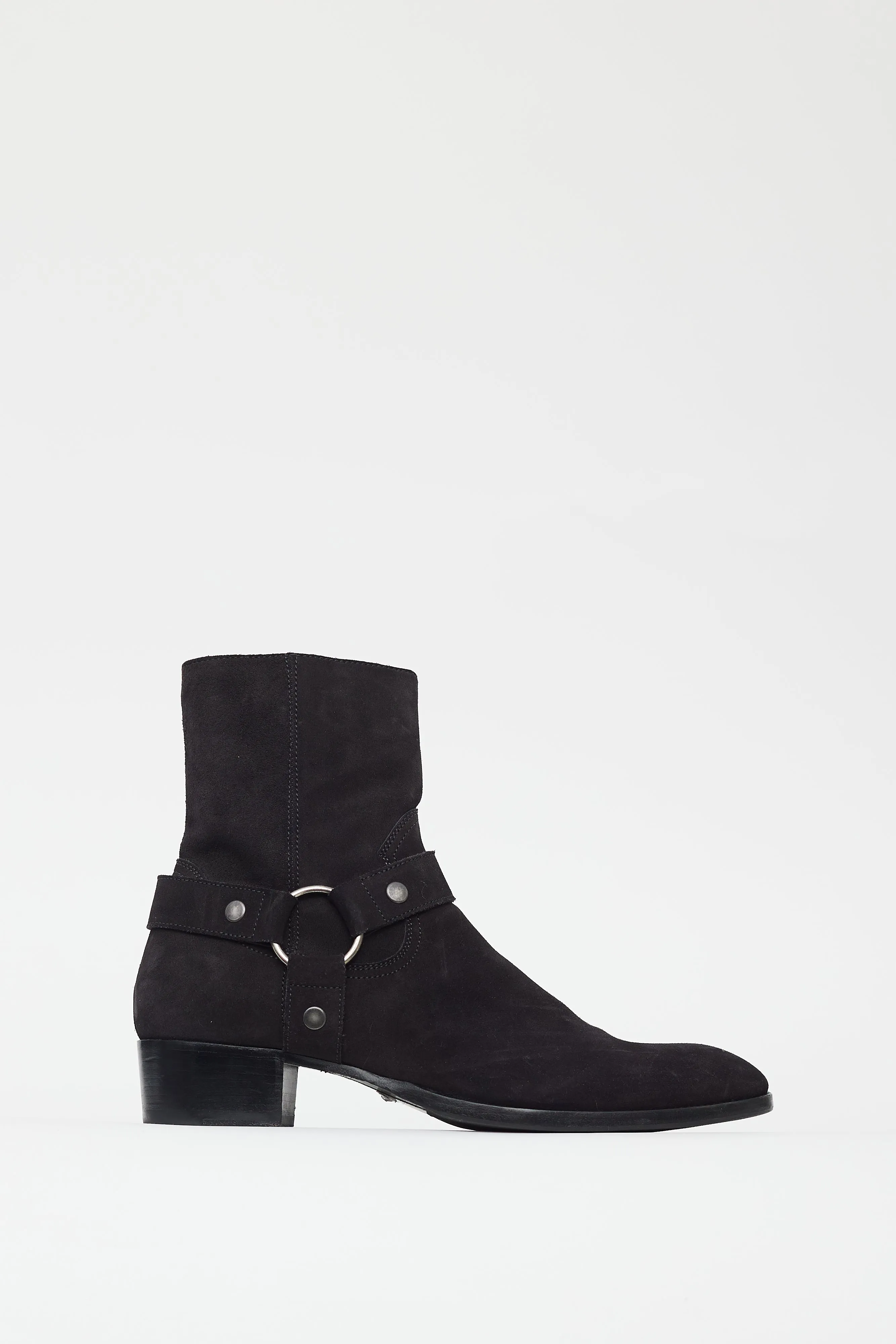 Black Suede Wyatt Boot