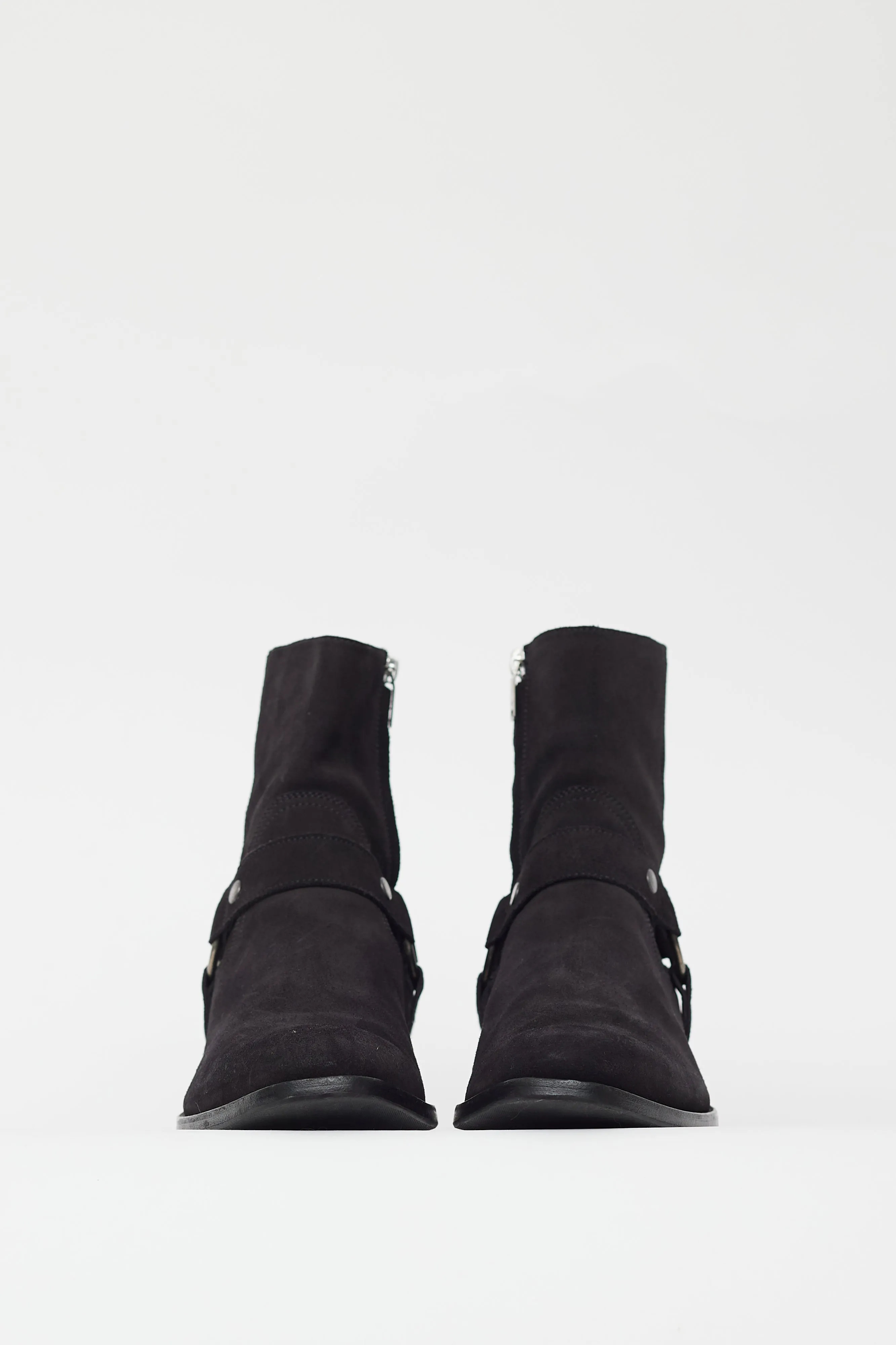 Black Suede Wyatt Boot