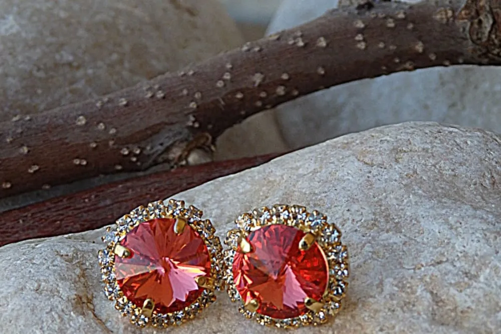 Blush Stud Earrings