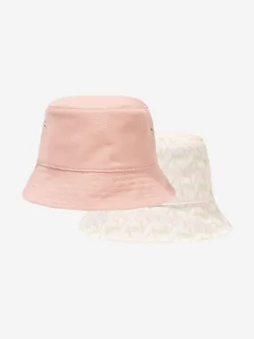 Bonpoint Girls Theana Reversible Bucket Hat in White