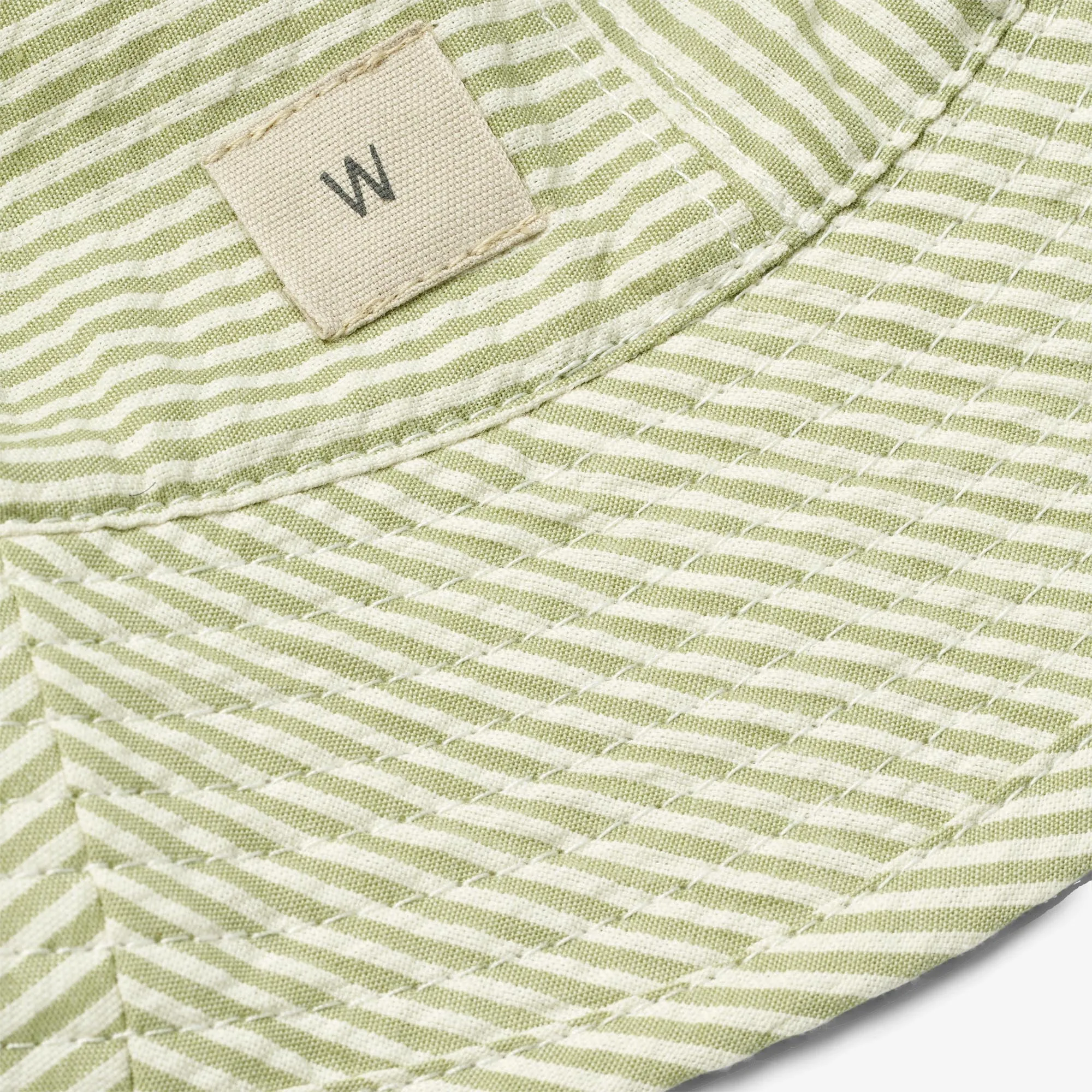 Bucket Hat Alec - green stripe