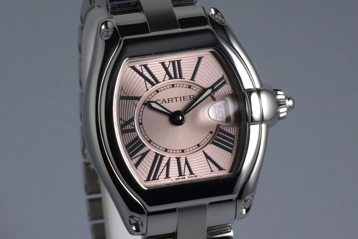 Cartier Ladies Quartz Roadster 2675 Pink Roman Dial