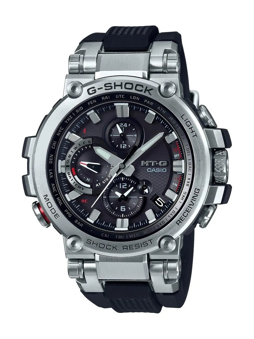 Casio GShock MT-G Smart Phone BT Solar World Time Model MTGB1000-1A